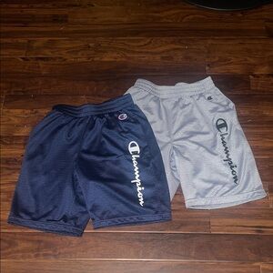 Champion Boys Navy and Gray Shorts